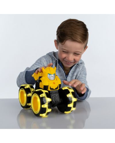Elektronska igračka Tomy - Monster Treads, Bumblebee, sa svjetlećim gumama - 5